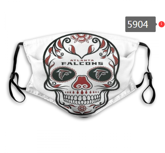 2020 NFL Atlanta Falcons #4 Dust mask with filter->nfl dust mask->Sports Accessory